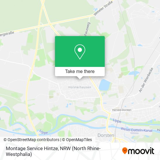 Montage Service Hintze map