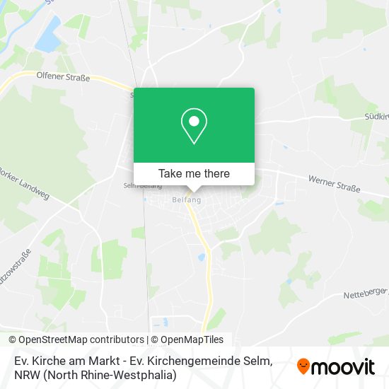 Ev. Kirche am Markt - Ev. Kirchengemeinde Selm map