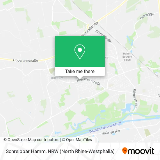 Карта Schreibbar Hamm