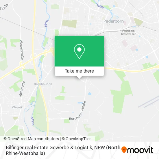 Карта Bilfinger real Estate Gewerbe & Logistik