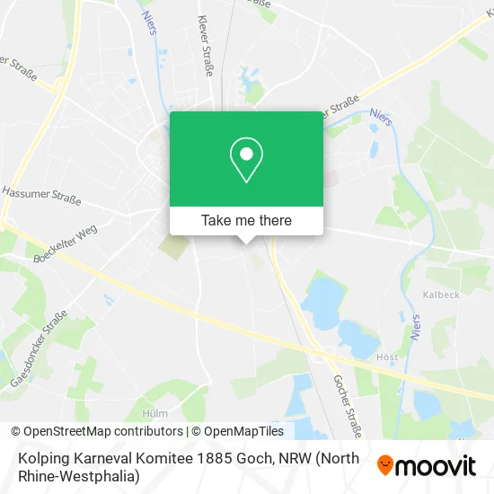 Карта Kolping Karneval Komitee 1885 Goch