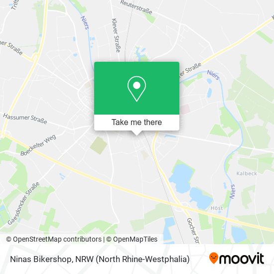 Ninas Bikershop map