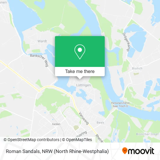 Карта Roman Sandals