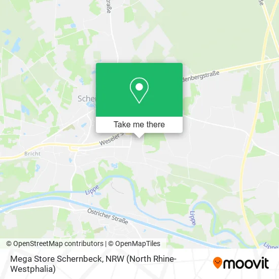 Карта Mega Store Schernbeck
