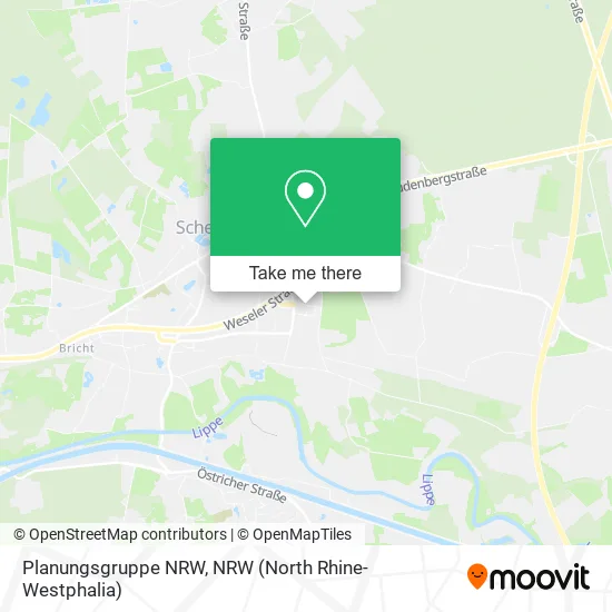 Карта Planungsgruppe NRW