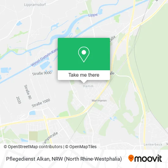 Карта Pflegedienst Alkan