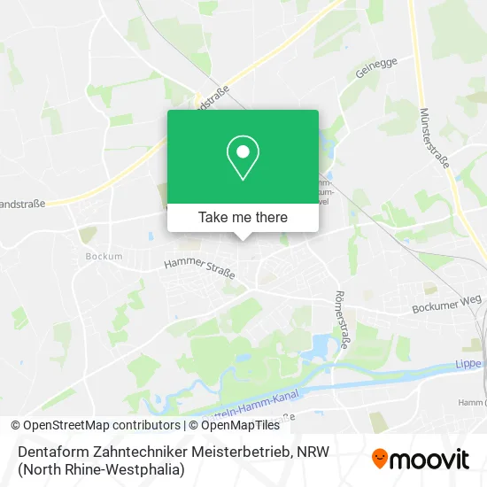 Карта Dentaform Zahntechniker Meisterbetrieb