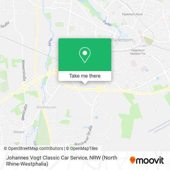 Карта Johannes Vogt Classic Car Service
