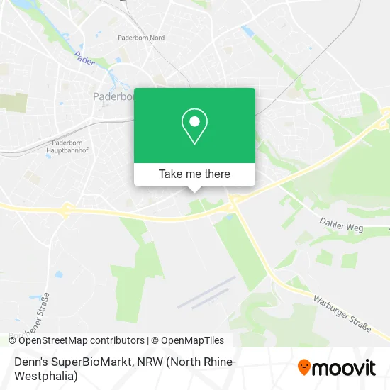 Карта Denn's SuperBioMarkt