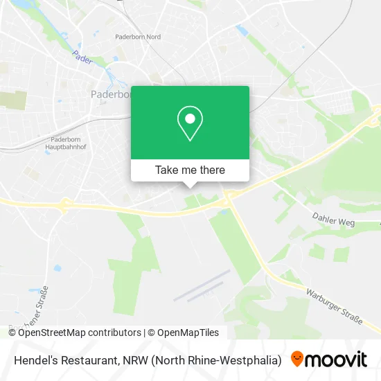 Карта Hendel's Restaurant