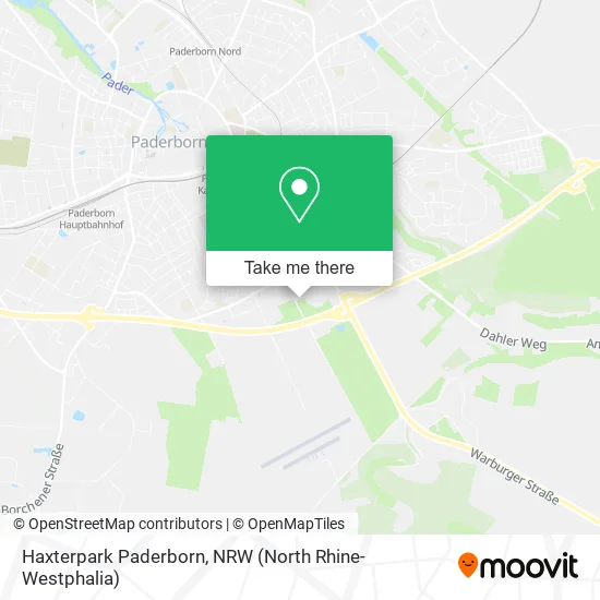 Карта Haxterpark Paderborn
