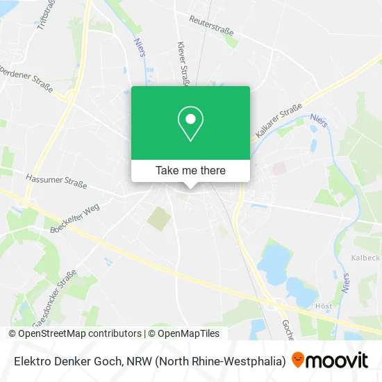 Карта Elektro Denker Goch