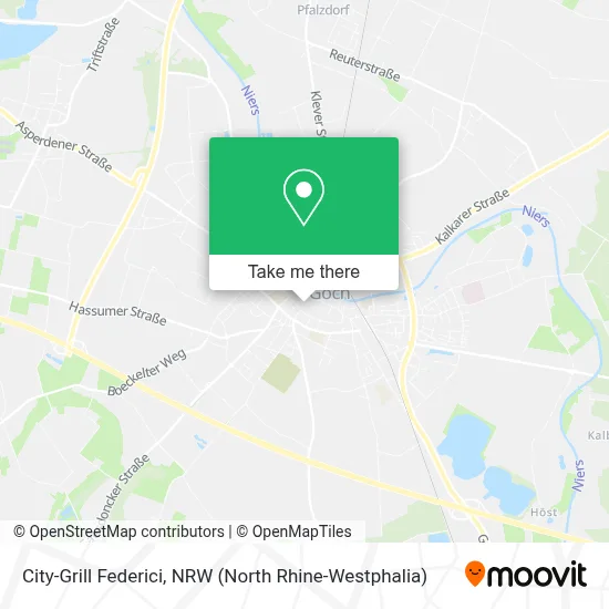 City-Grill Federici map