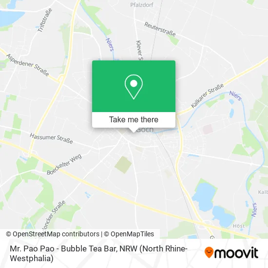 Карта Mr. Pao Pao - Bubble Tea Bar