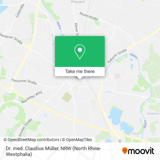 Карта Dr. med. Claudius Müller