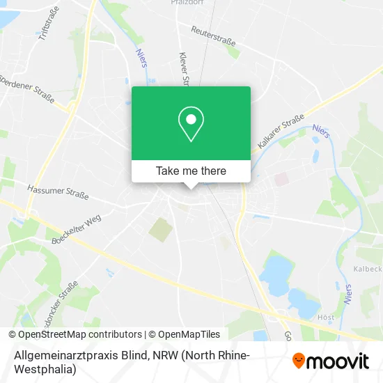 Карта Allgemeinarztpraxis Blind