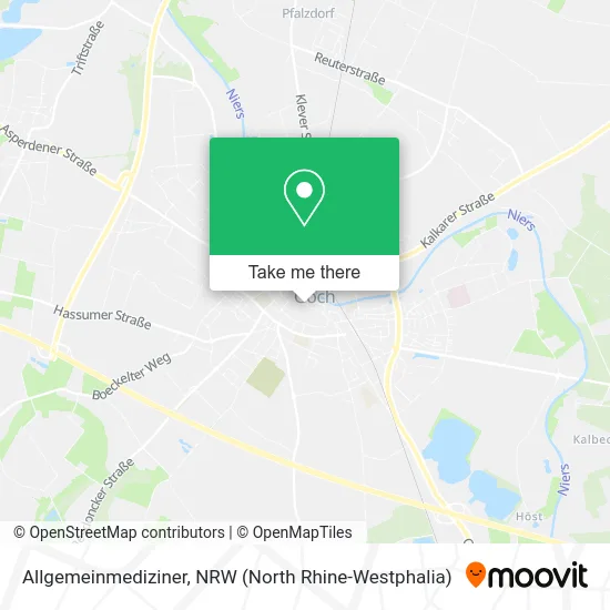 Карта Allgemeinmediziner