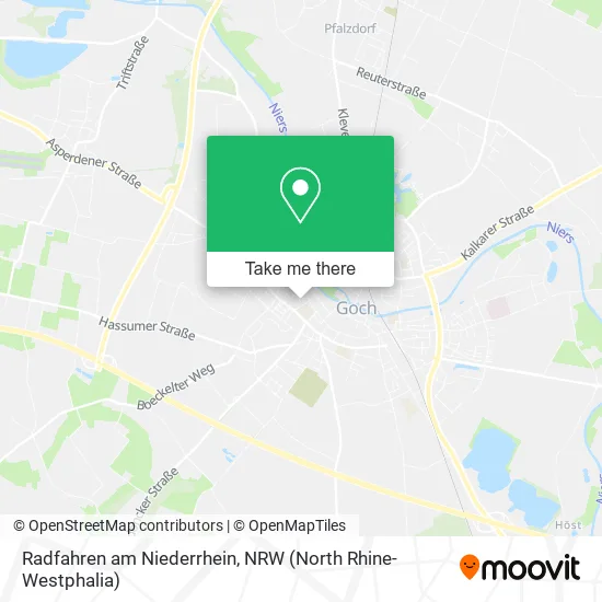 Карта Radfahren am Niederrhein