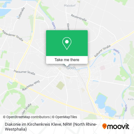 Diakonie im Kirchenkreis Kleve map