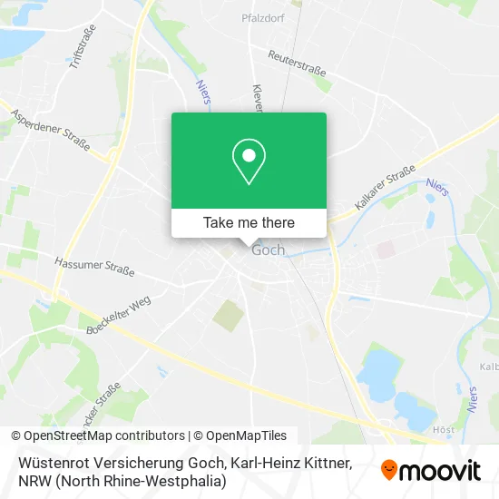 Карта Wüstenrot Versicherung Goch, Karl-Heinz Kittner