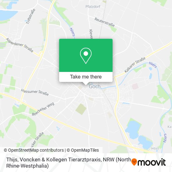 Thijs, Voncken & Kollegen Tierarztpraxis map