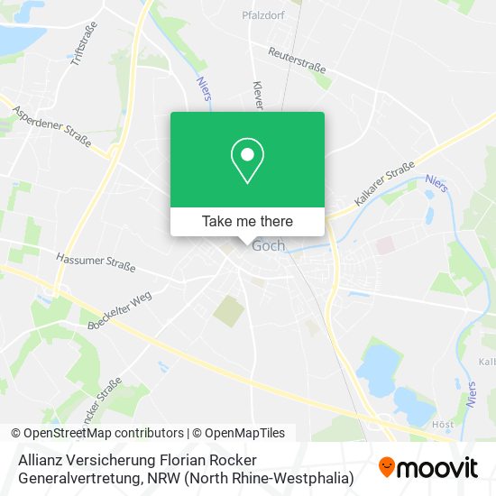 Allianz Versicherung Florian Rocker Generalvertretung map
