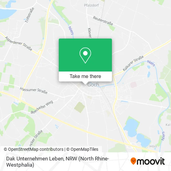 Карта Dak Unternehmen Leben