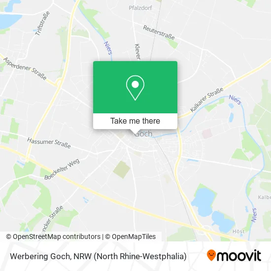 Карта Werbering Goch