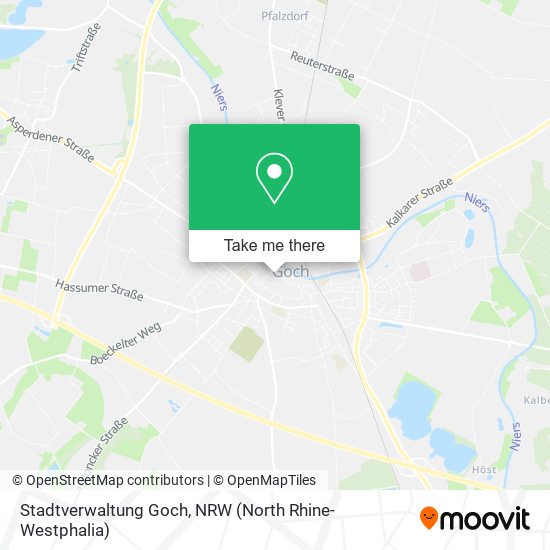 Stadtverwaltung Goch map
