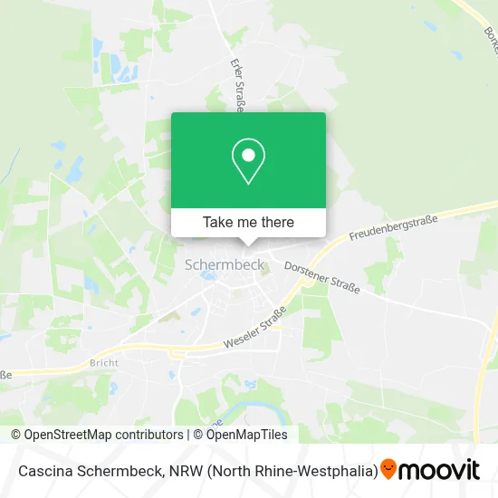 Cascina Schermbeck map