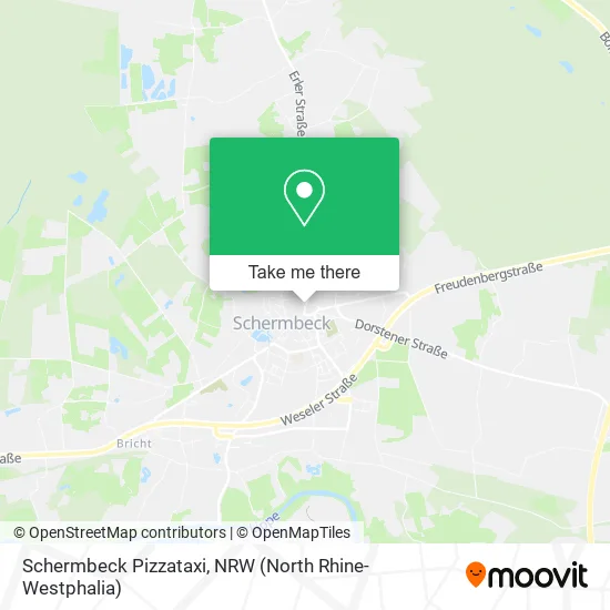 Schermbeck Pizzataxi map