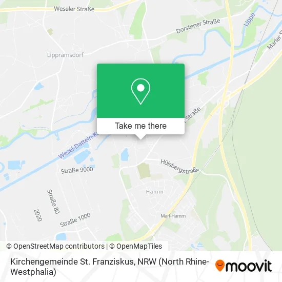 Kirchengemeinde St. Franziskus map