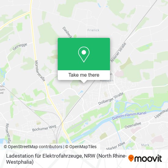 Ladestation für Elektrofahrzeuge map