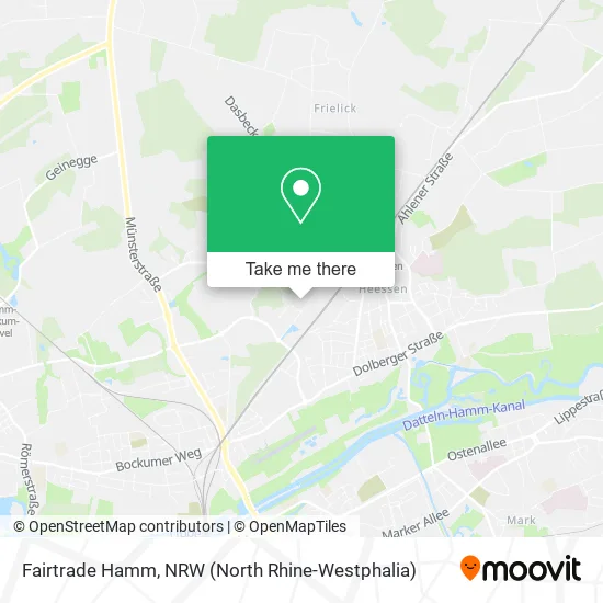 Карта Fairtrade Hamm