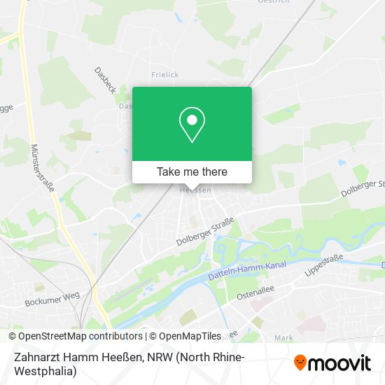 Zahnarzt Hamm Heeßen map