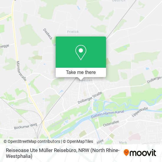 Reiseoase Ute Müller Reisebüro map
