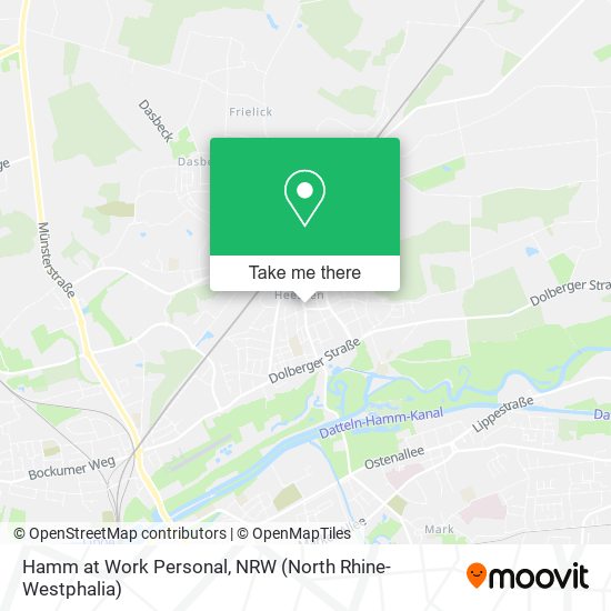 Hamm at Work Personal map