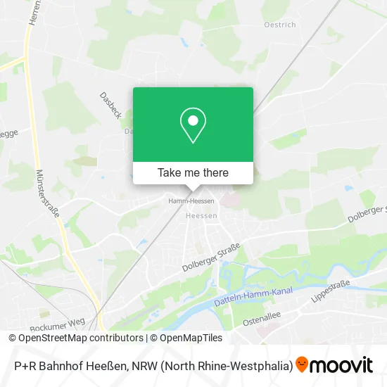 Карта P+R Bahnhof Heeßen