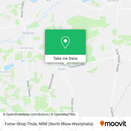 Futter-Shop-Thüle map