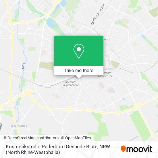 Kosmetikstudio Paderborn Gesunde Blüte map