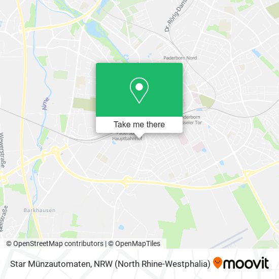 Star Münzautomaten map