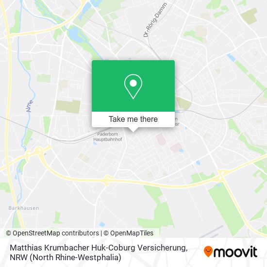 Matthias Krumbacher Huk-Coburg Versicherung map