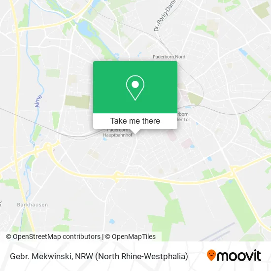 Карта Gebr. Mekwinski