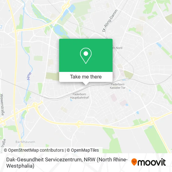 Карта Dak-Gesundheit Servicezentrum