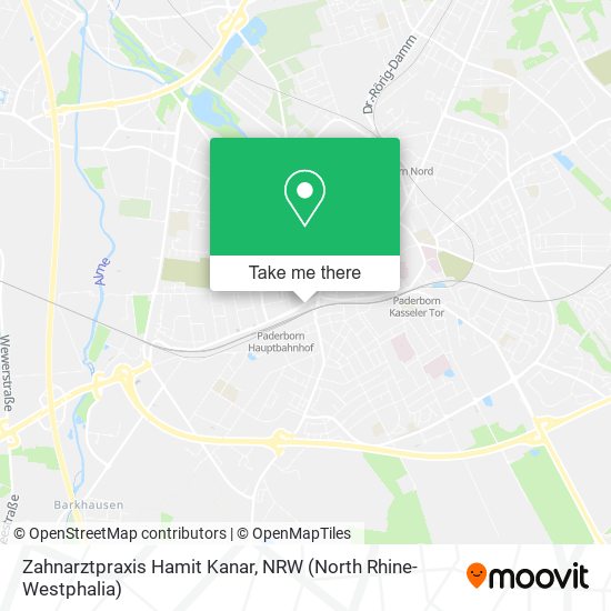 Zahnarztpraxis Hamit Kanar map