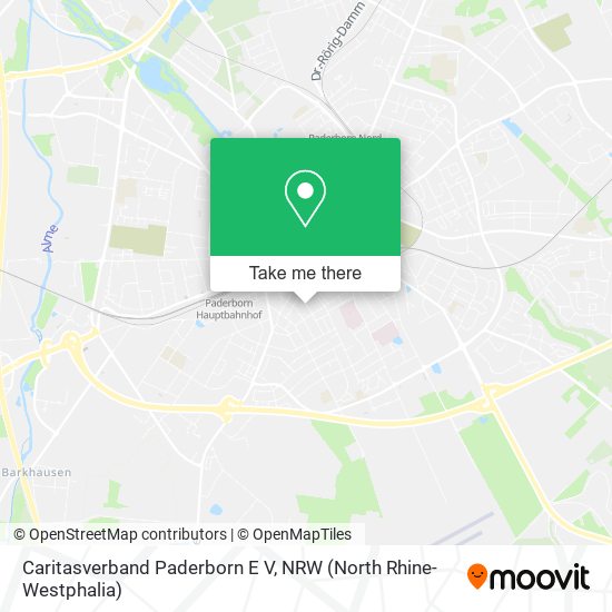 Caritasverband Paderborn E V map