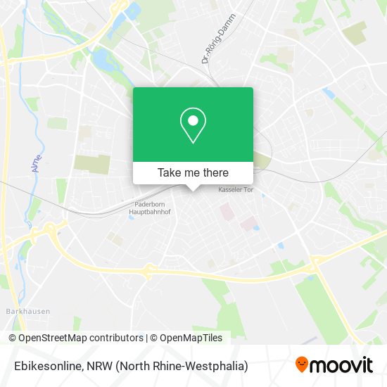 Ebikesonline map