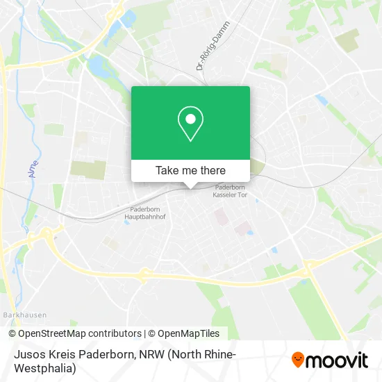 Jusos Kreis Paderborn map