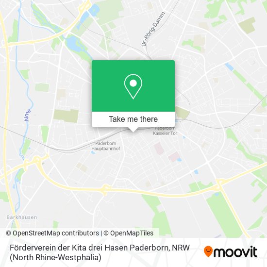 Förderverein der Kita drei Hasen Paderborn map