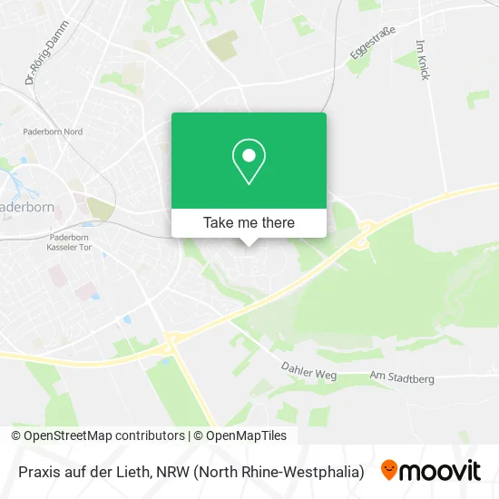 Карта Praxis auf der Lieth